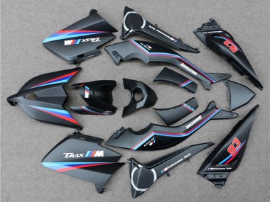 2012-2014 Matte Black Red Blue 93 Yamaha TMAX530 Motorcycle Fairings UK Stores