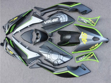 2012-2014 Matte Black Grey Lime Green 46 Yamaha TMAX530 Motorcycle Fairings UK Stores
