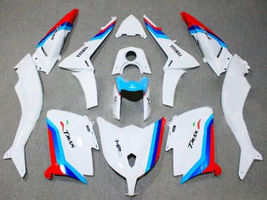 2012-2014 White Red Blue Yamaha TMAX530 Motorcycle Fairings UK Stores