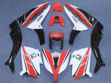 2012-2014 Red White Black Yamaha TMAX530 Motorcycle Fairing UK Stores