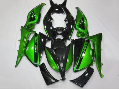 2012-2014 Glossy Green Black Yamaha TMAX530 Motorcycle Fairings UK Stores