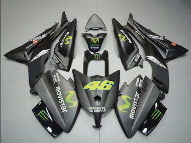 2012-2014 Matte Black MoviStar ENEOS Yamalube Monster 46 Yamaha TMAX530 Motorcycle Fairings UK Stores