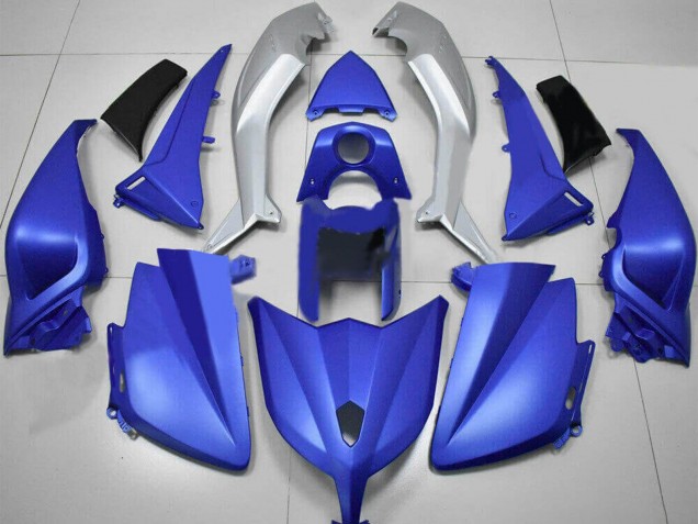 2012-2014 Matte Blue Silver Yamaha TMAX530 Motorcycle Fairings UK Stores