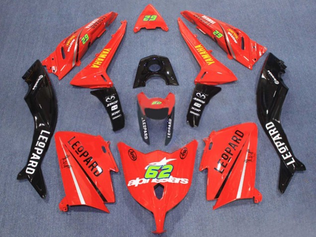 2012-2014 Red Black 62 Yamaha TMAX530 Motorcycle Fairings UK Stores