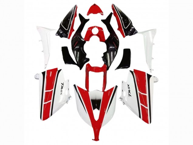 2012-2014 Red White Black Yamaha TMAX530 Motorcycle Fairings UK Stores