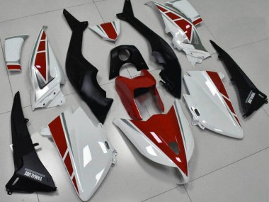 2012-2014 White Red Silver Yamalube Yamaha TMAX530 Motorcycle Fairings UK Stores
