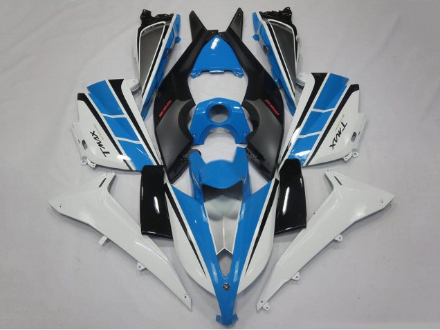2012-2014 White Blue Black Yamaha TMAX530 Motorcycle Fairings UK Stores