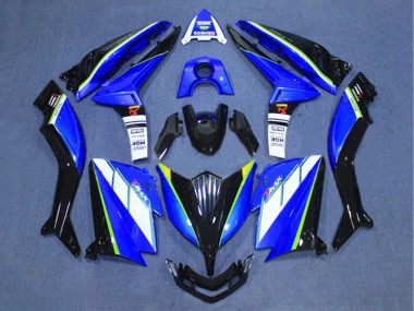 2015-2016 White Blue Black Yamaha TMAX530 Motorcycle Fairings UK Stores