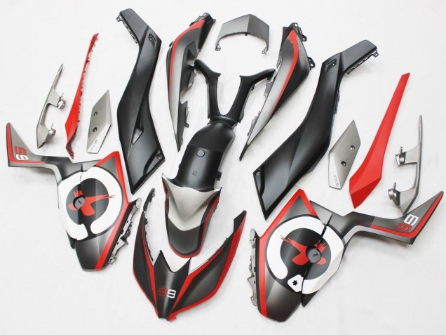 2017-2021 Matte Black Red Grey 99 Yamaha XMAX300 Motorcycle Fairings UK Stores