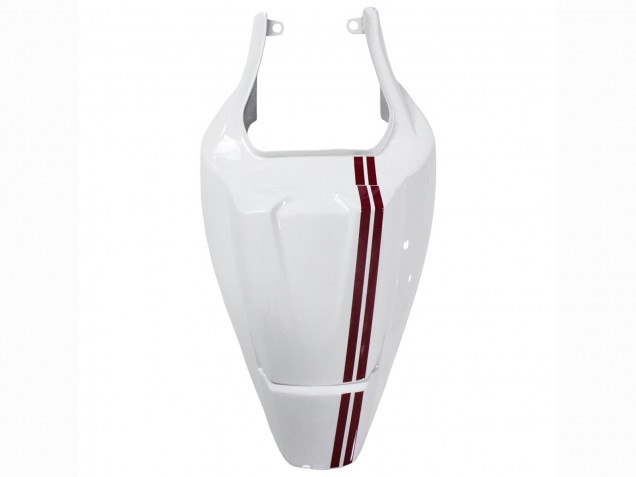 2003-2013 White with Dark Red Lines Suzuki SV650 Motorcycle Fairings UK Stores