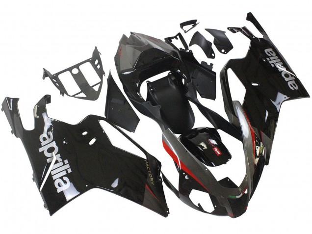 2003-2006 Glossy Black Grey Red Aprilia RSV1000 Motorcycle Fairings UK Stores