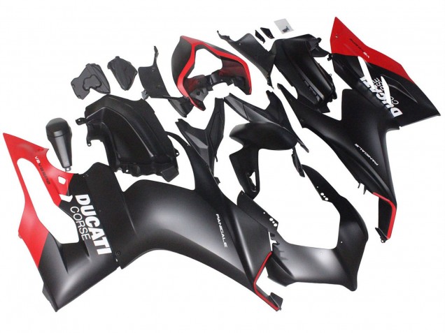 2020-2024 Red Matte Black Corse Ducati Panigale V2 Motorcycle Fairings UK Stores