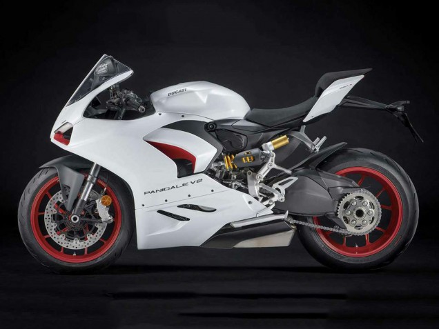2020-2024 White Red Matte Black Ducati Panigale V2 Motorcycle Fairings UK Stores