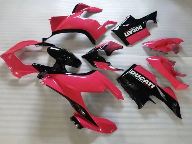 2020-2021 Pink Glossy Black Ducati Panigale V4 V4S Motorcycle Fairing UK Stores