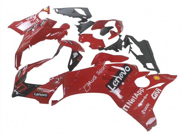 2020-2021 Red Glossy Black Lenovo 117 Ducati Panigale V4 V4S Motorcycle Fairing UK Stores