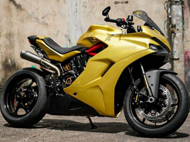 2017-2022 Yellow Ducati Supersport 939/939S Motorcycle Fairings UK Stores
