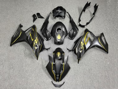 2023-2024 Gold Black Carbon Fiber BMW S1000RR Motorcycle Fairings UK Stores