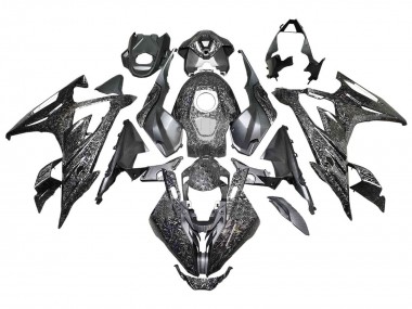 2023-2024 Black Forged Carbon Fiber BMW S1000RR Motorcycle Fairings UK Stores