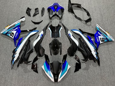 2023-2024 White Blue Matte Black Motul BMW S1000RR Motorcycle Fairings UK Stores