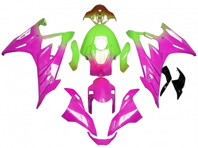 2023-2024 Gradient Pink Lime Green BMW S1000RR Motorcycle Fairings UK Stores