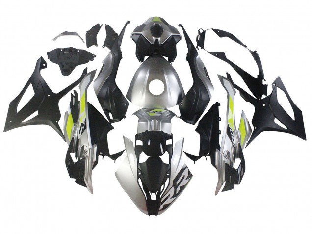 2023-2024 Silver Matte Black Lime Green BMW S1000RR Motorcycle Fairings UK Stores