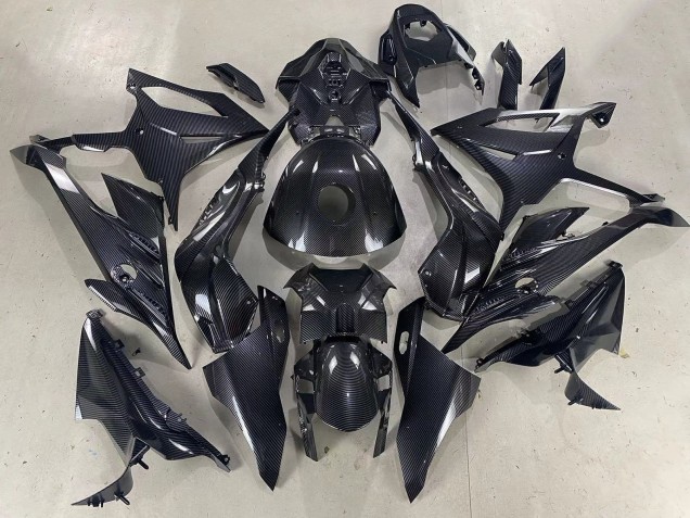 2023-2024 Glossy Black Carbon Fiber BMW S1000RR Motorcycle Fairings UK Stores