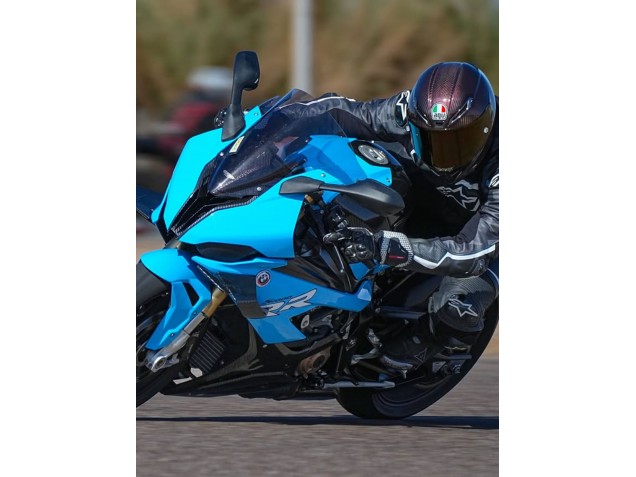 2019-2022 Blue Black Carbon Fiber BMW S1000RR Motorcycle Fairings UK Stores