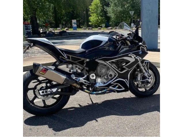 2019-2022 Black White BMW S1000RR Motorcycle Fairings UK Stores