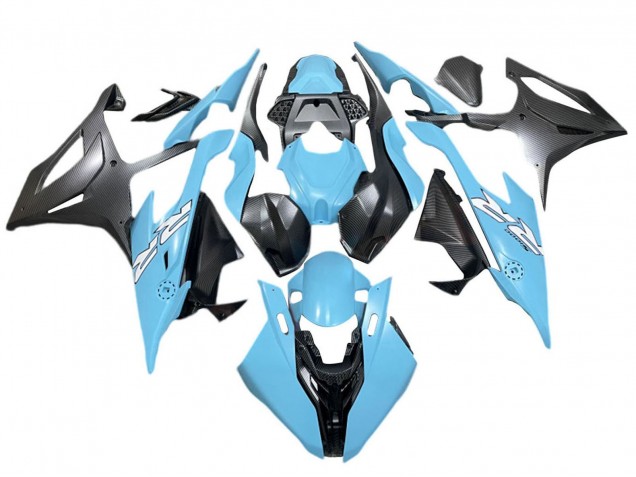 2019-2022 Blue Matte Black White BMW S1000RR Motorcycle Fairings UK Stores