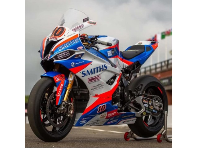 2019-2022 Blue Red White Smiths BMW S1000RR Motorcycle Fairings UK Stores