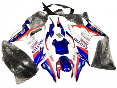 2019-2022 Blue Red White Smiths BMW S1000RR Motorcycle Fairings UK Stores