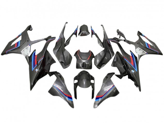 2019-2022 Black Blue Red Carbon Fiber BMW S1000RR Motorcycle Fairing UK Stores
