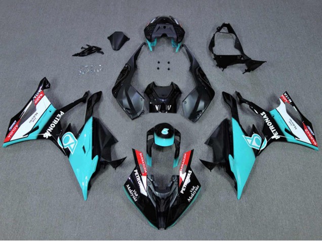2019-2022 Black Cyan Petronas BMW S1000RR Motorcycle Fairings UK Stores