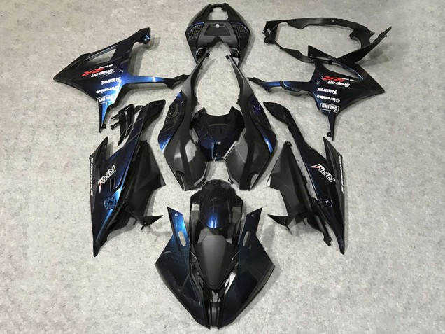 2019-2022 Black Dark Blue BMW S1000RR Motorcycle Fairings UK Stores