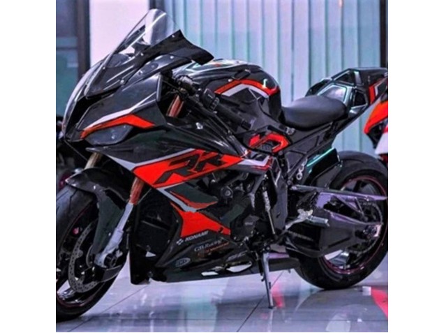 2019-2022 Black Dark Red BMW S1000RR Motorcycle Fairings UK Stores