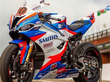 2019-2022 White Blue Red Smiths BMW S1000RR Motorcycle Fairings UK Stores