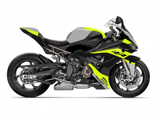 2019-2022 Black Yellow Grey BMW S1000RR Motorcycle Fairings UK Stores