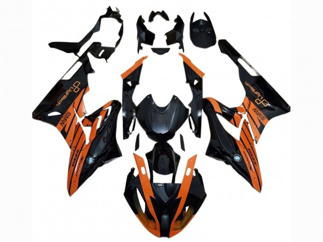 2017-2018 Orange Black BMW S1000RR Motorcycle Fairings UK Stores