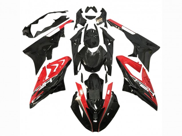 2017-2018 Red Glossy Black BMW S1000RR Motorcycle Fairings UK Stores