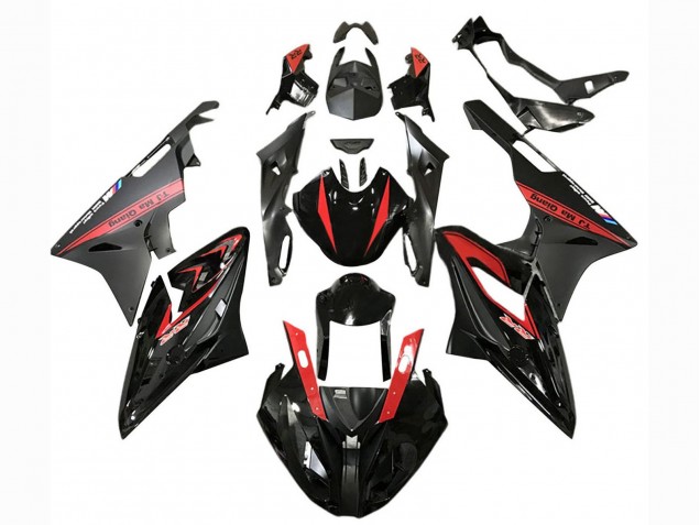 2017-2018 Red Glossy Black Matte Black BMW S1000RR Motorcycle Fairings UK Stores