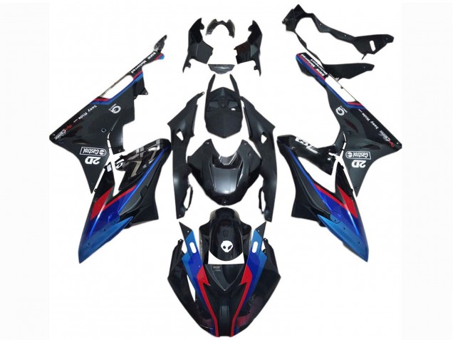 2017-2018 Blue Red Glossy Black Castrol BMW S1000RR Motorcycle Fairings UK Stores