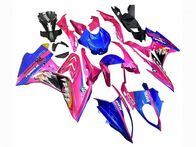 2017-2018 Pink Blue Yellow Shark BMW S1000RR Motorcycle Fairings UK Stores