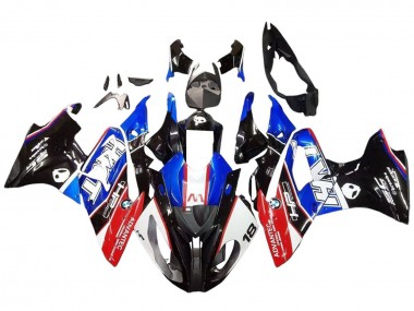 2017-2018 White Blue Red Glossy Black BMW S1000RR Motorcycle Fairings Kits UK Stores