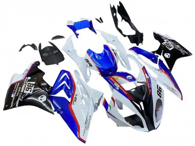 2017-2018 White Blue Red Glossy Black BMW S1000RR Bike Fairings UK Stores