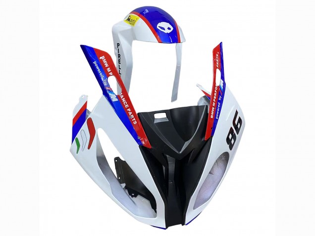 2017-2018 White Blue Red Glossy Black BMW S1000RR Bike Fairings UK Stores