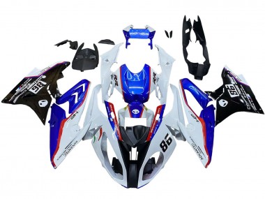 2017-2018 White Blue Red Glossy Black BMW S1000RR Bike Fairings UK Stores