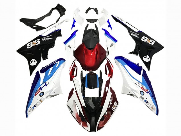 2017-2018 White Blue Red Black BMW S1000RR Motorcycle Fairing UK Stores
