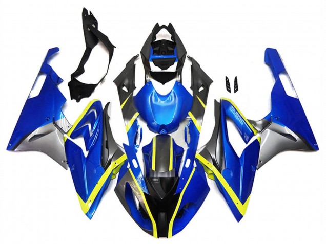2017-2018 Silver Blue Yellow BMW S1000RR Motorcycle Fairings UK Stores