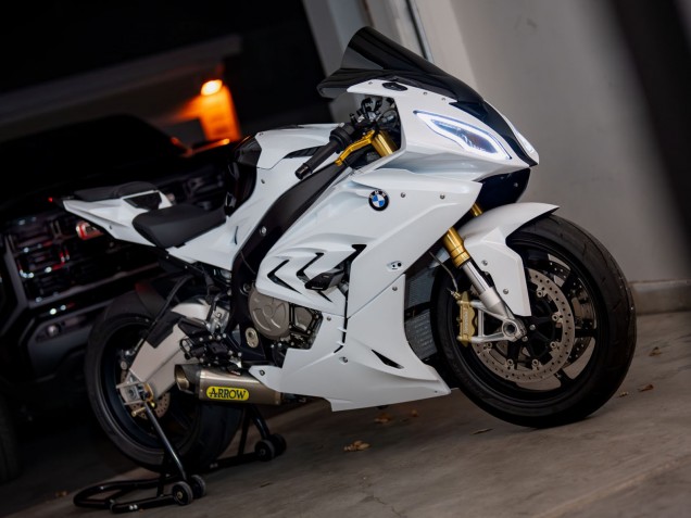2017-2018 Glossy White BMW S1000RR Motorcycle Fairings UK Stores
