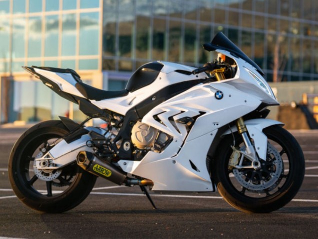 2017-2018 Glossy White BMW S1000RR Motorcycle Fairings UK Stores